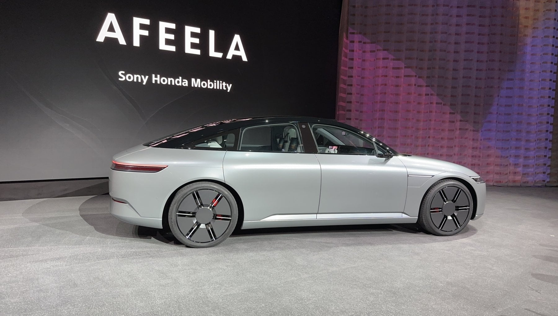 Sony and Honda are developing the electric vehicle Afeela EV.